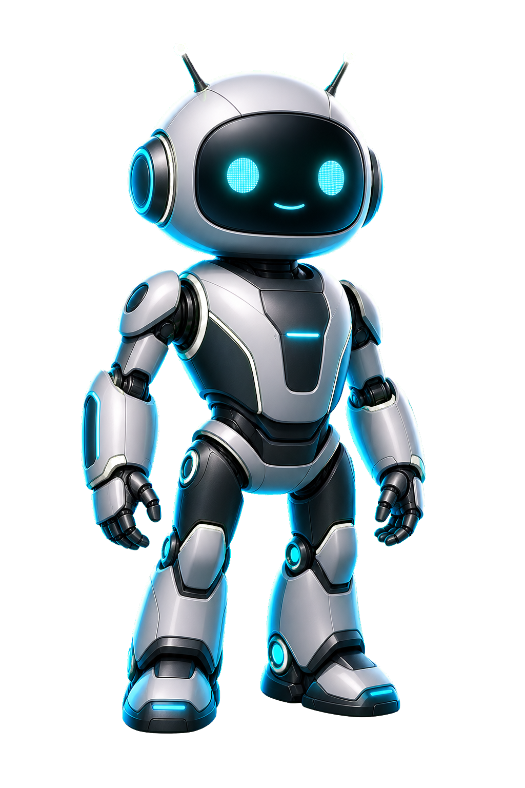 Android futurista do HBX Logística